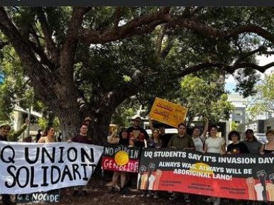 UQ Environment collective run by extremist group. Photo: supplied