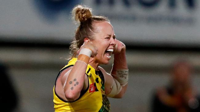 Courtney Wakefield led Richmond’s comeback with four goals.