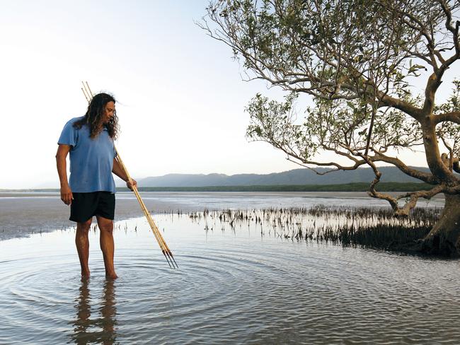 Linc Walker, Kuku Yalanji Cultural Habitat Tours, on Cooya Beach, near Mossman