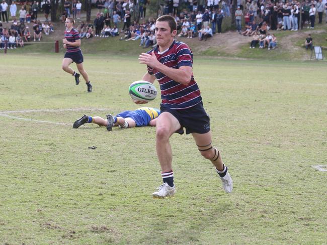 The Southport School vs. Toowoomba Grammar School firsts GPS rugby. Played on The Village Green.27 July 2024 Southport Picture by Richard Gosling