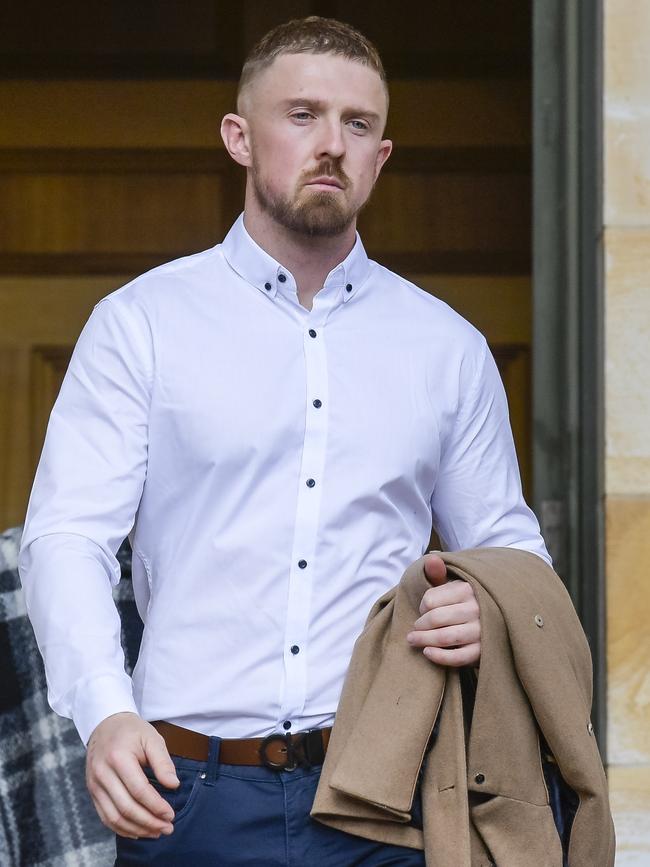 Dylan Tiver seen at Adelaide Magistrates Court. Picture: NCA NewsWire