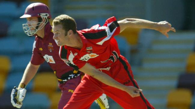  Prince Alfred College product Paul Rofe, bowling for SA in 2003.