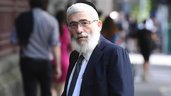 JOE Gutnik arrives at The Supreme Court of Victoria to fight a $55 million claim by an Indian fertilizer company. Sources have told the Herald Sun Gutnick is broke, and if he loses this could file for banruptcy. Picture: Jake Nowakowski