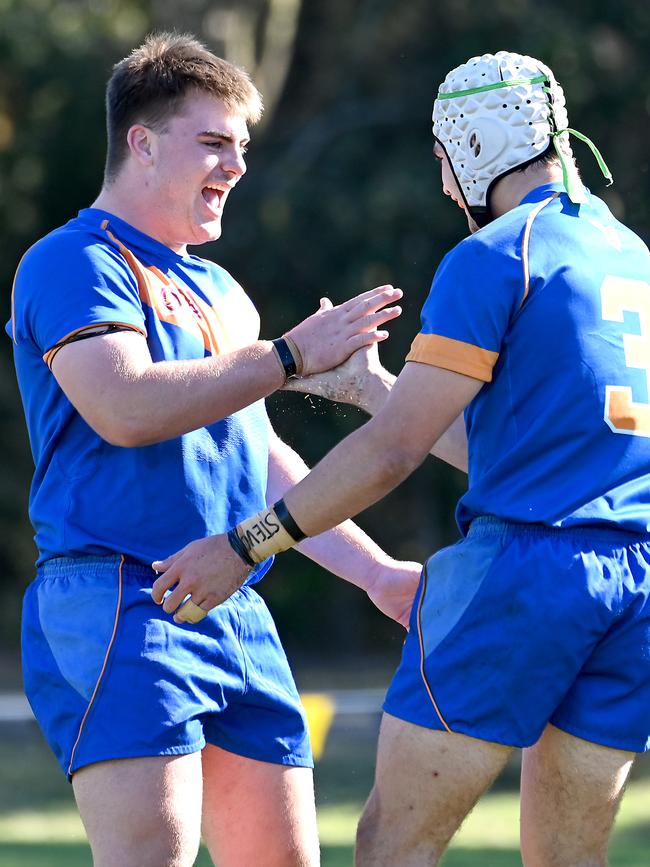 Ashgrove Vs Villanova College AIC First XIII rugby league. Saturday July 22, 2023. Picture, John Gass