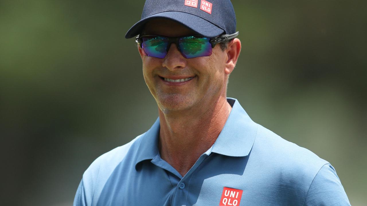 No wonder Adam Scott is all smiles. Picture: Tim Heitman/Getty Images/AFP