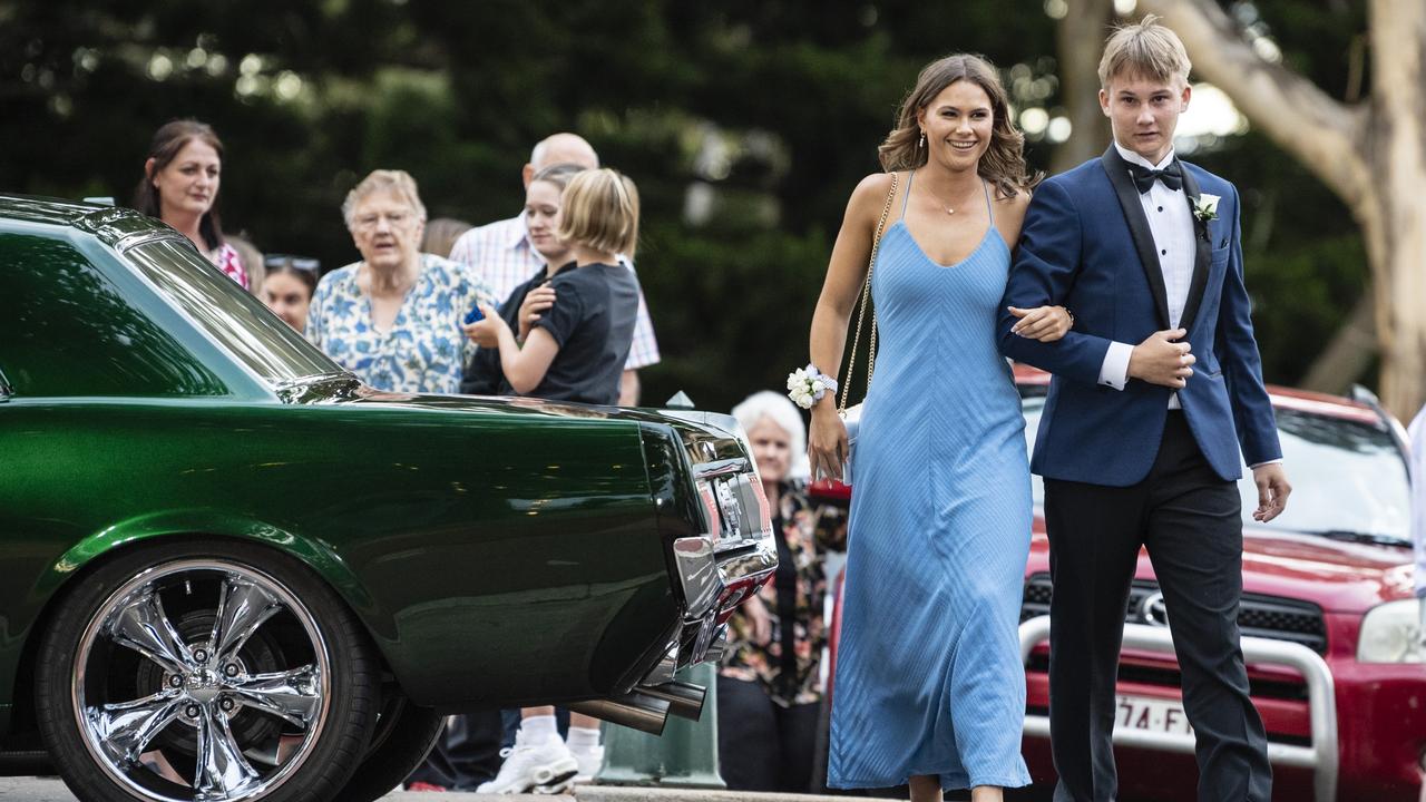 Judd Rei and partner Emerson Hamblin at St Mary's College formal at Picnic Point, Friday, March 24, 2023. Picture: Kevin Farmer