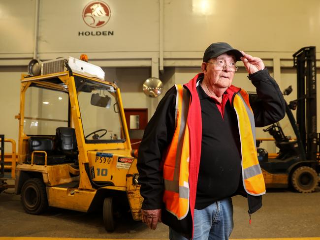 Mick Randall on the Elizabeth plant’s floor.