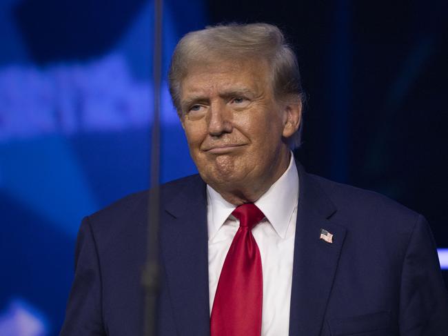 Former US President Donald Trump campaigning in Detroit, Michigan. Picture: Getty Images via AFP