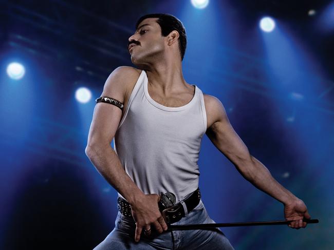 Rami Malek as the rock icon Freddie Mercury in a scene from the 20th Century Fox/New Regency Queen biopic film BOHEMIAN RHAPSODY.Picture: Twentieth Century Fox