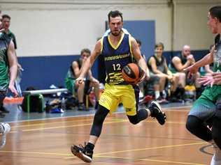 FINALS BOUND: Hurricanes' Jarrod Sheppard top scored against Gladstone with 21 points. Picture: Alistair Brightman