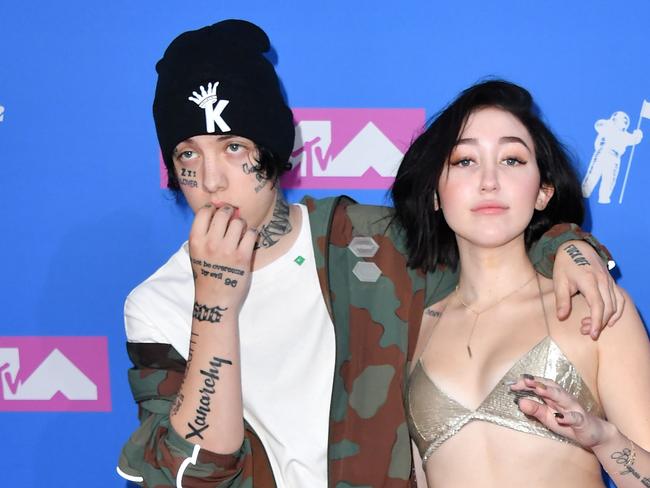 Lil Xan and Noah Cyrus, aka the ALDI-brand Pete Davidson and Ariana Grande. Picture: AFP