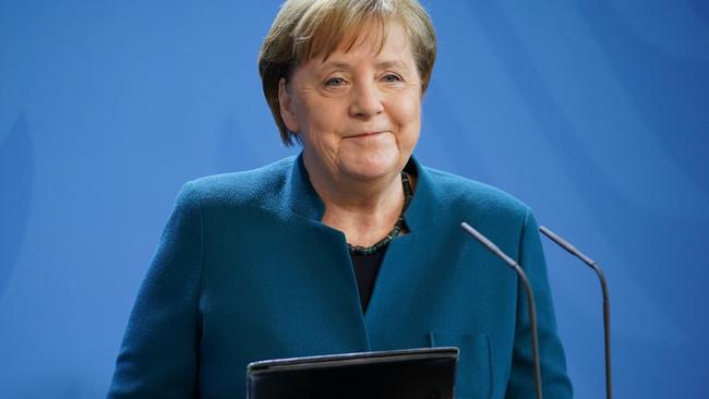 Angela Merkel is to self isolate. Picture: /Getty Images.