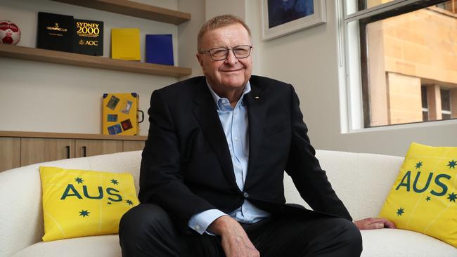 Olympics boss John Coates says the Gabba rebuild should be scrapped. Photo: John Feder.