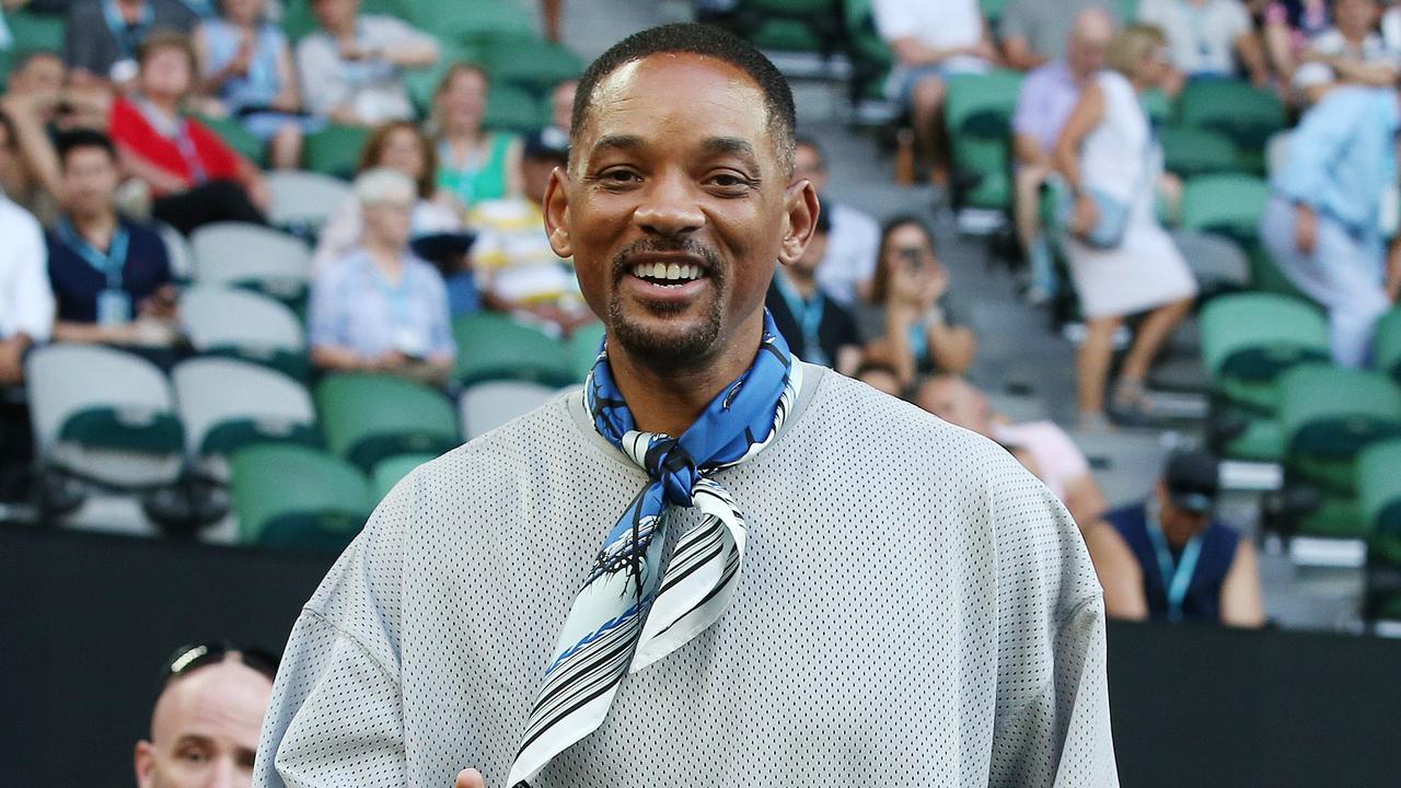 Will Smith at the Australian Open last year. Picture: Michael Klein