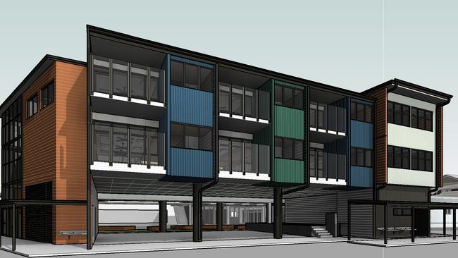 Artist impression of part of the redevelopment at The Glenleighden School.