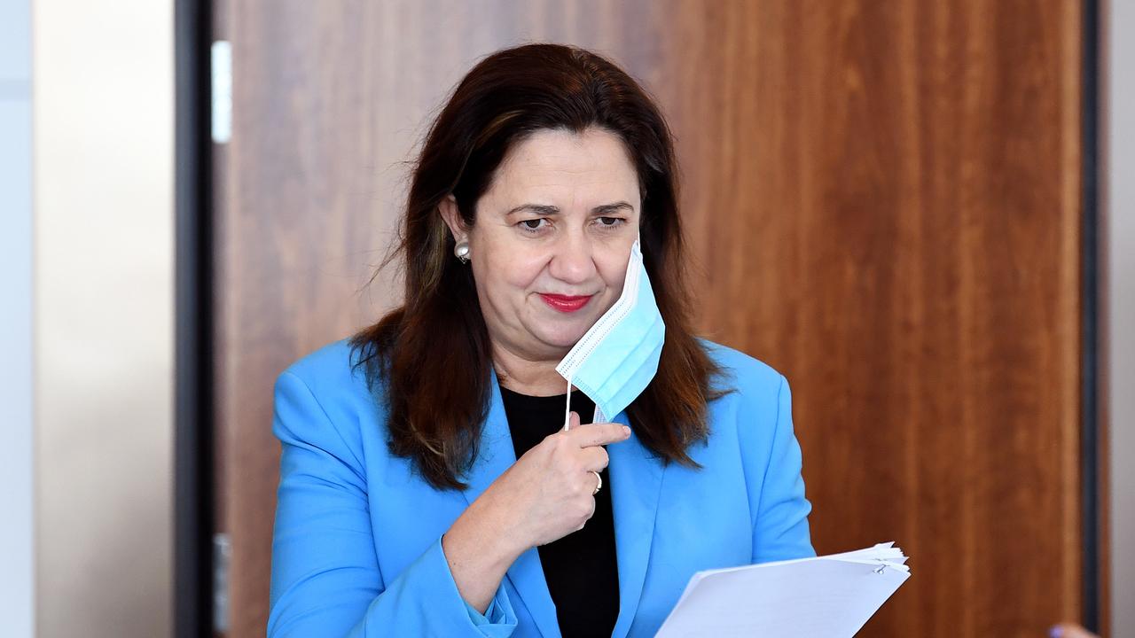 Premier Annastacia Palaszczuk won’t commit to the Doherty plan to reopen Australian. Picture: Dan Peled/NCA NewsWire