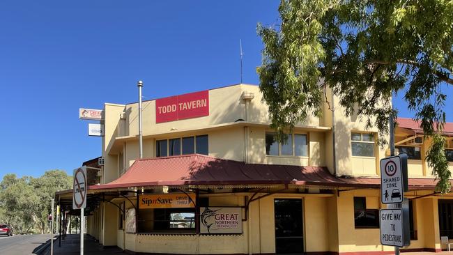 Todd Tavern in Alice Springs is one of the oldest pubs in Alice Springs. Picture: Lee Robinson