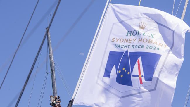 Preparations underway for the 2024 Sydney to Hobart. Picture: Jeremy Piper