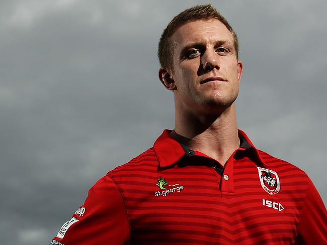 Ben Creagh of the St George rugby league team poses for a portrait during the announcement of an extended partnership with the University of Wollongong and the renamed UOW Jubilee Oval at Kogarah, Sydney. Pic Brett Costello