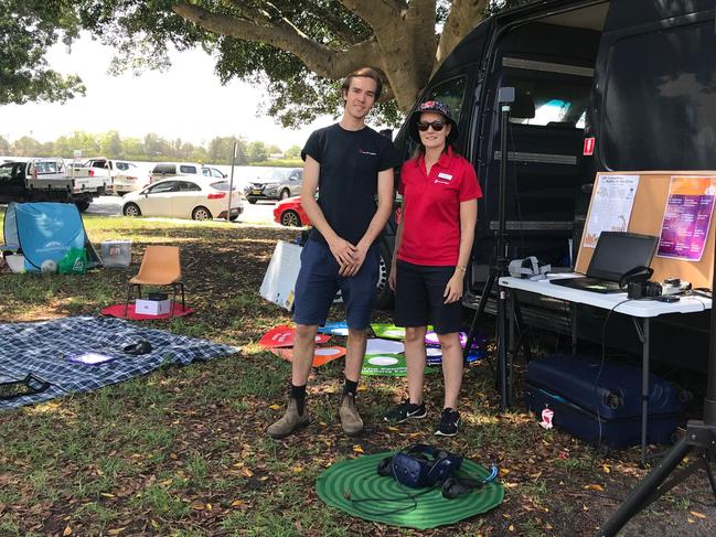 Charity Save The Children was on the ground in Taree during the fires with an Early Childhood team and a creative playspace. Picture: Supplied