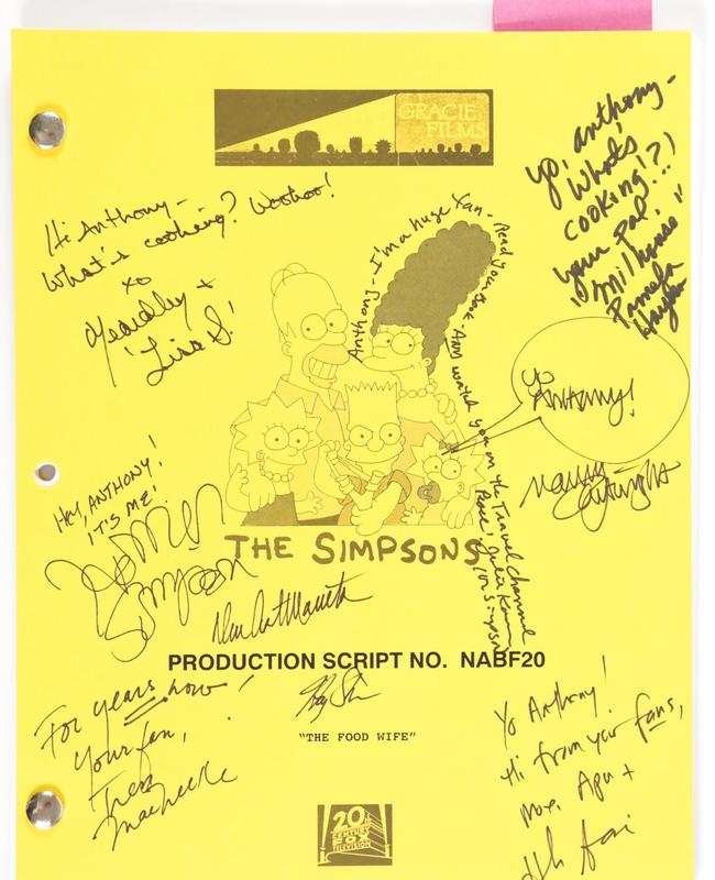 The script is signed by the whole cast. Picture: iGavel Auctions