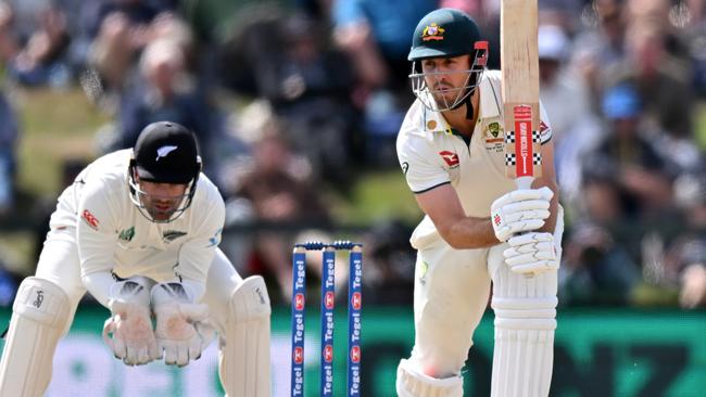 Mitchell Marsh was a calming influence on Carey Picture: Getty Images