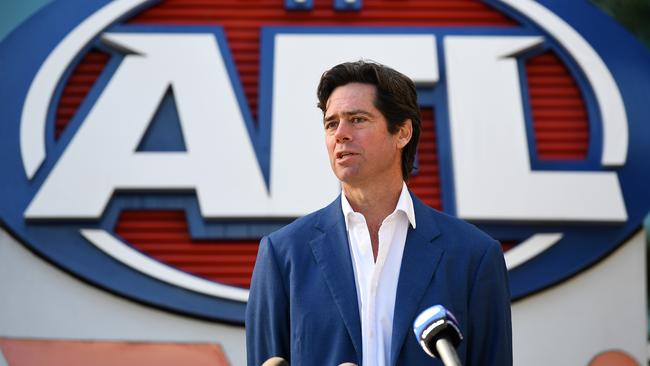 AFL boss Gillon McLachlan says the changes are being seriously considered. Picture: AAP Image/James Ross