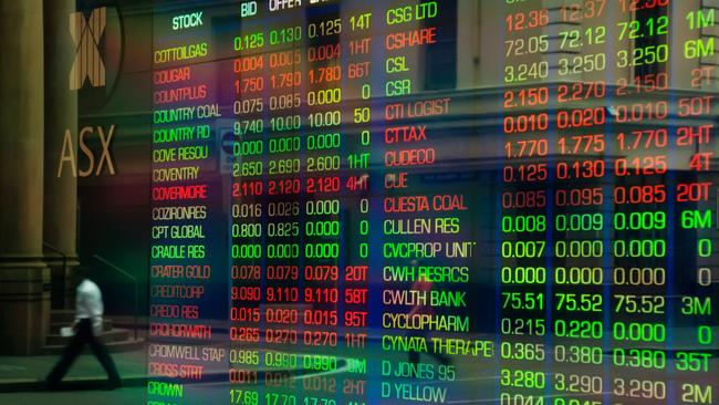 The Australian Stock Exchange at Bridge Street, Sydney.