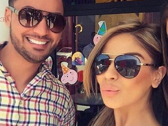 Salim Mehajer with sister Aisha