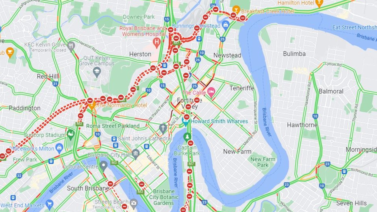 Tour de Brisbane closes road around Brisbane on April 10. The Courier