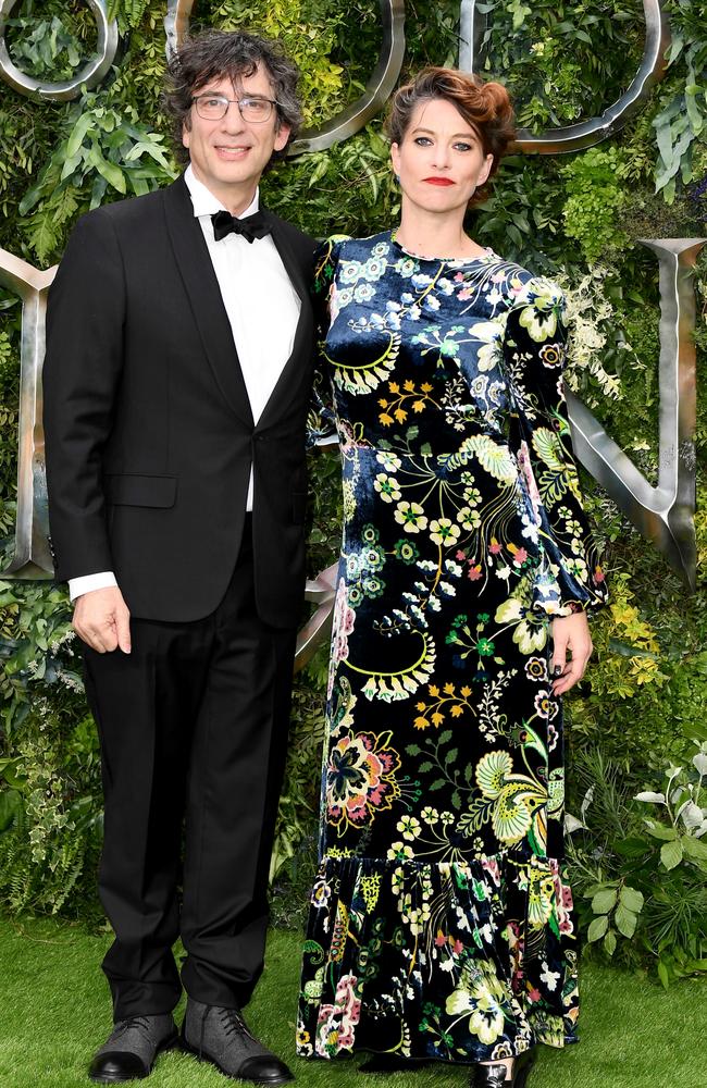 Neil Gaiman and his ex-wife Amanda Palmer in 2019 in London, England. Picture: Spicer/Getty Images