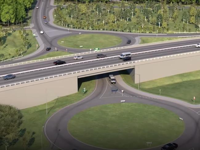 Transport for NSW has passed an important milestone as a planned flyover of the Princes Hwy over Jervis Bay Rd is given the green light. Picture: TfNSW