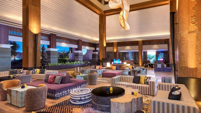 Lobby of the Renaissance Bali Nusa Dua Resort.