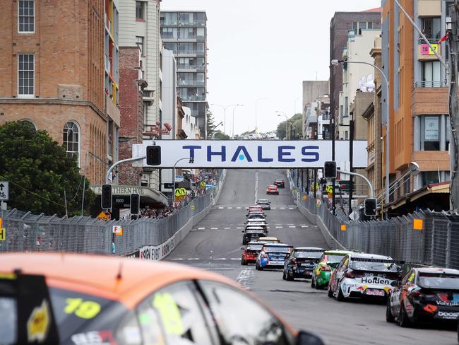 Bumpy, narrow and fast, Newcastle is a testing circuit. Picture: Tim Hunter.