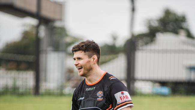 Wests Tigers forward John Bateman is set to make his club debut against the Bulldogs. Picture: Wests Tigers