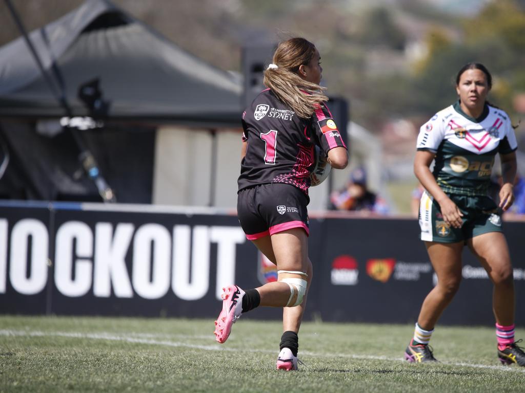 Koori Knockout - Day 4 Womens GF Redfern All Blacks v Bourke Warriors Monday, 7 October 2024 Hereford St, Bathurst NSW 2795, Australia, Picture Warren Gannon Photography