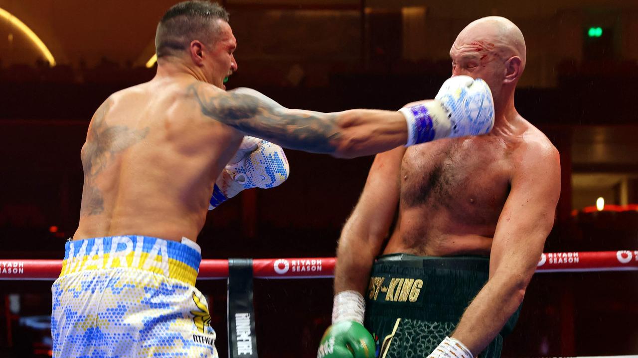 Usyk handed Fury the first loss of his career. (Photo by Fayez NURELDINE / AFP)