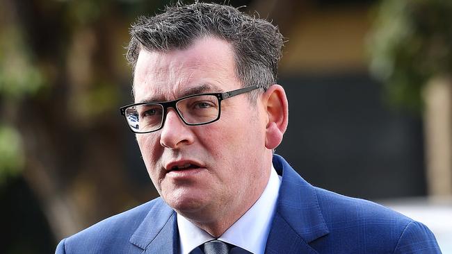 Victorian Premier Dan Andrews revealed that the simple act of sharing a lighter can spread the virus. Picture: Ian Currie