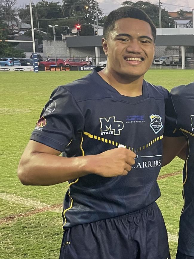 Mabel Park player Dean Tauaa.