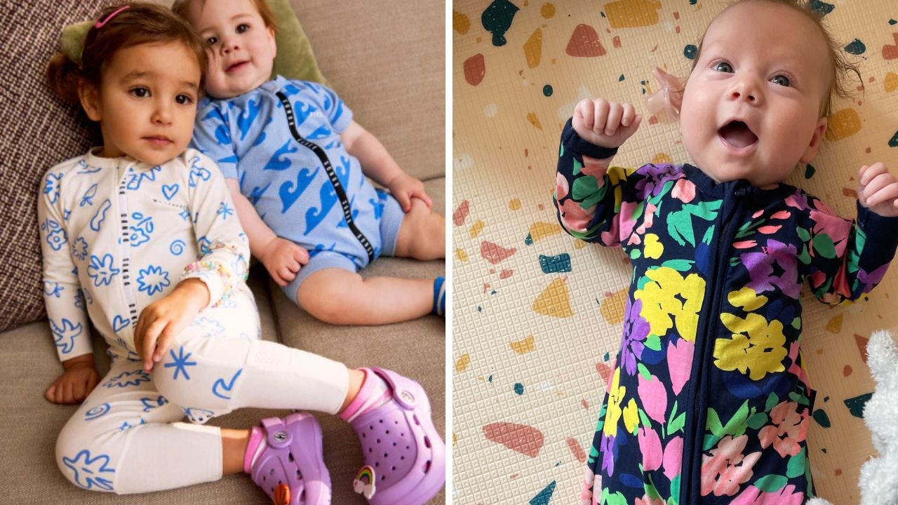 ‘Cutest print ever’: Bonds baby clothes now under $10. Picture: Kara Byers / news.com.au