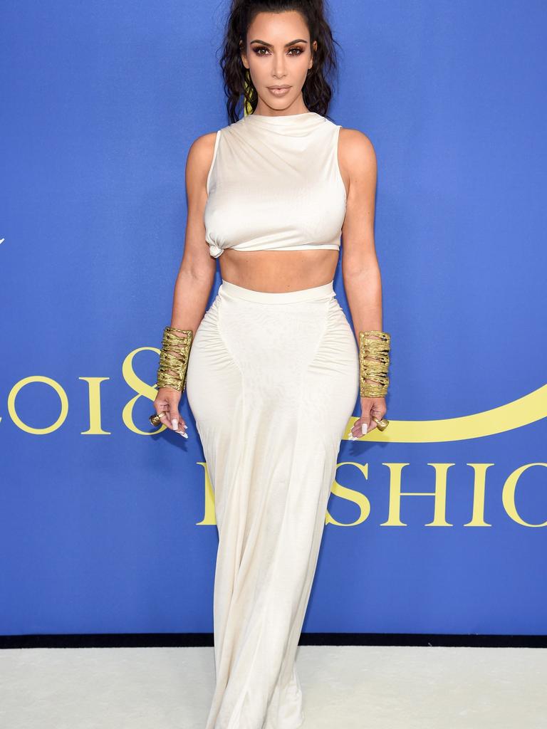 Kim Kardashian West at the 2018 CFDA Fashion Awards. Picture Supplied