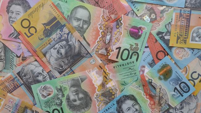 AUSTRALIA - NewsWire Photos - General view editorial generic stock photo of Australian cash money currency. Picture: NCA NewsWire / Nicholas Eagar