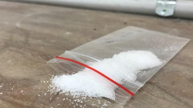 Police allegedly found crystal meth during a search of John Myers’s house.