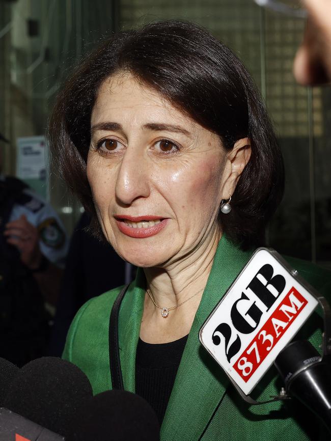 Former NSW Premier Gladys Berejiklian arriving at the ICAC Inquiry. Picture: Tim Hunter.