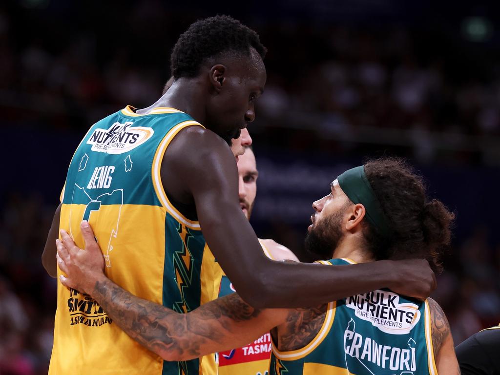 Majok Deng and Jordon Crawford were the catalysts for Tassie. (Photo by Mark Kolbe/Getty Images)