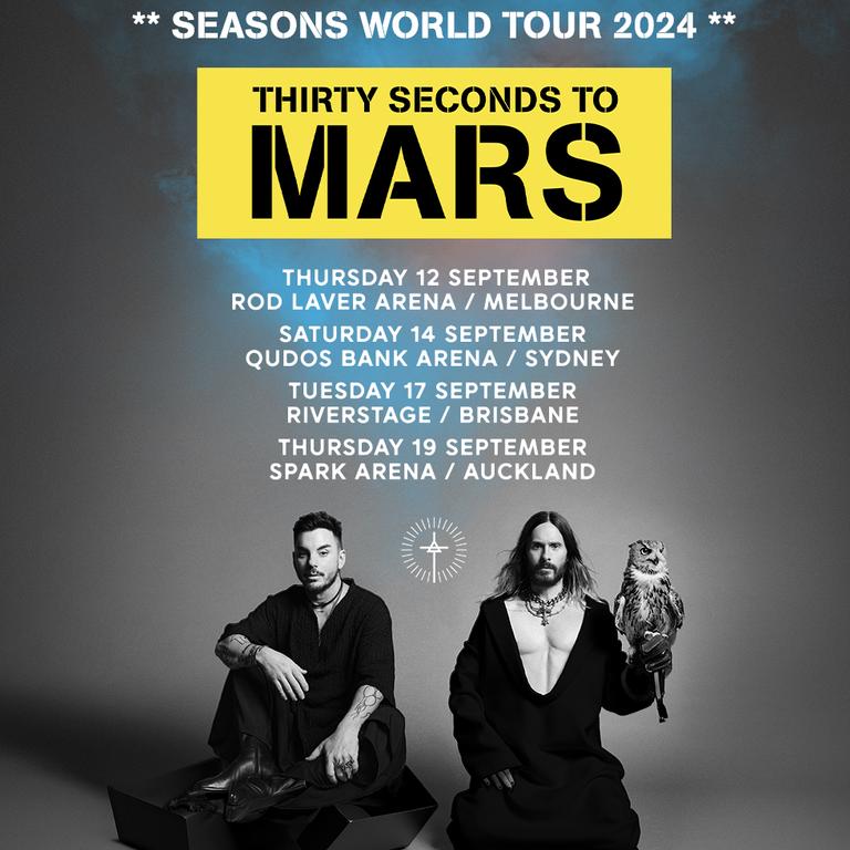 Jared Leto Announces Thirty Seconds To Mars’ Aussie Tour By Climbing ...