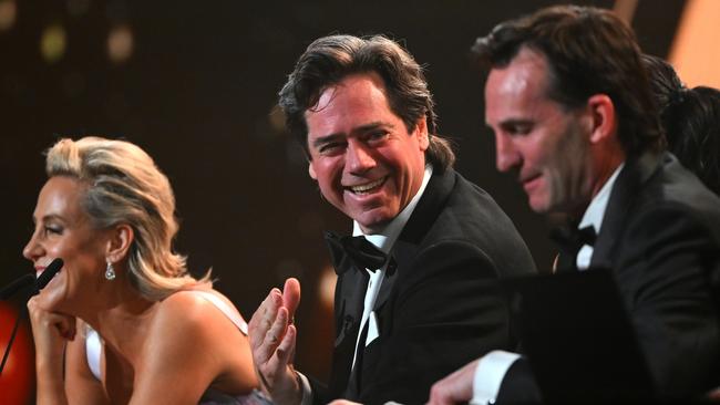 Gillon McLachlan at the Brownlow Medal on Monday night. Picture: Getty Images