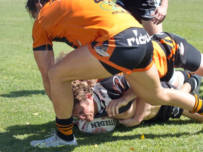 Hayden Pace in the Wests and Magpies RLMD A Grade clash in Mackay, August 22, 2021. Picture: Marty Strecker