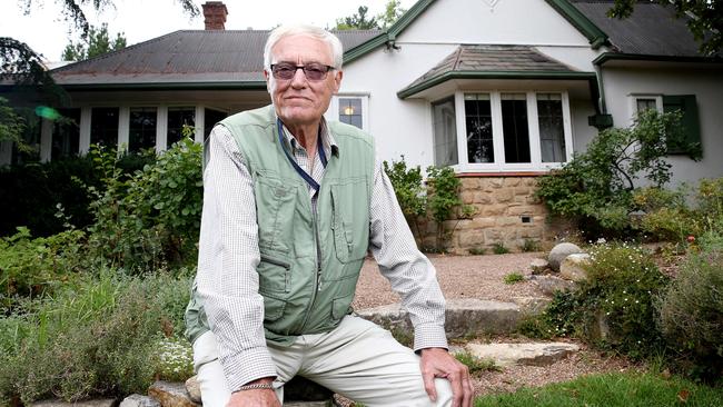 Grandson of Hans Heysen, Peter Heysen, at the Cedars in Hahndorf that will be rejuvinated. Photo: Calum Robertson