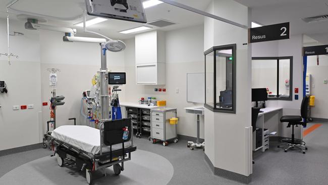 The new emergency department unit of the new expansion of the QEH. Picture: Brenton Edwards